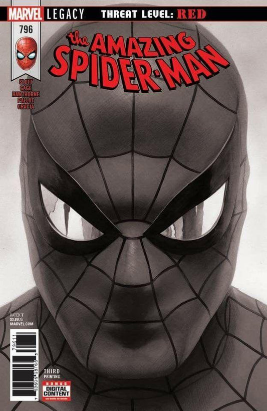 AMAZING SPIDER-MAN #796 2ND PRINT B+W