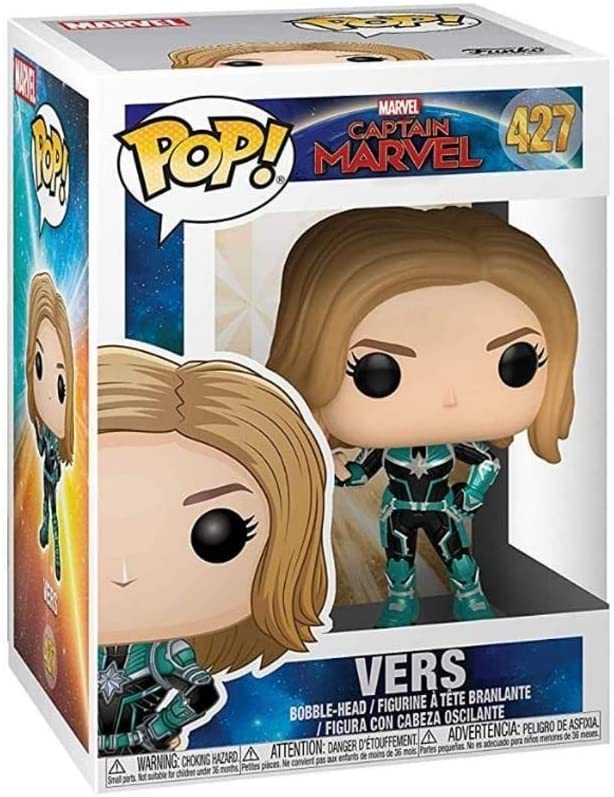 FUNKO POP! Marvel Captain Marvel Pop Vers Action Figure