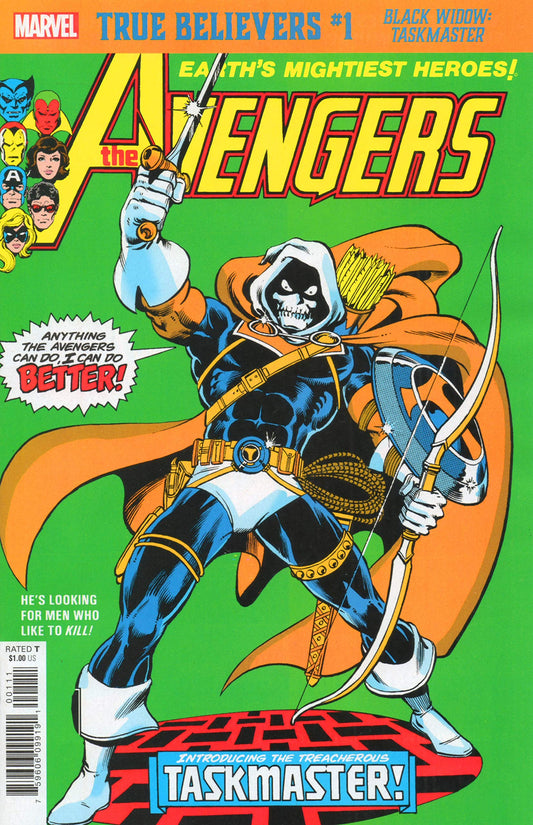 True Believers Black Widow/Taskmaster #1 Reprint