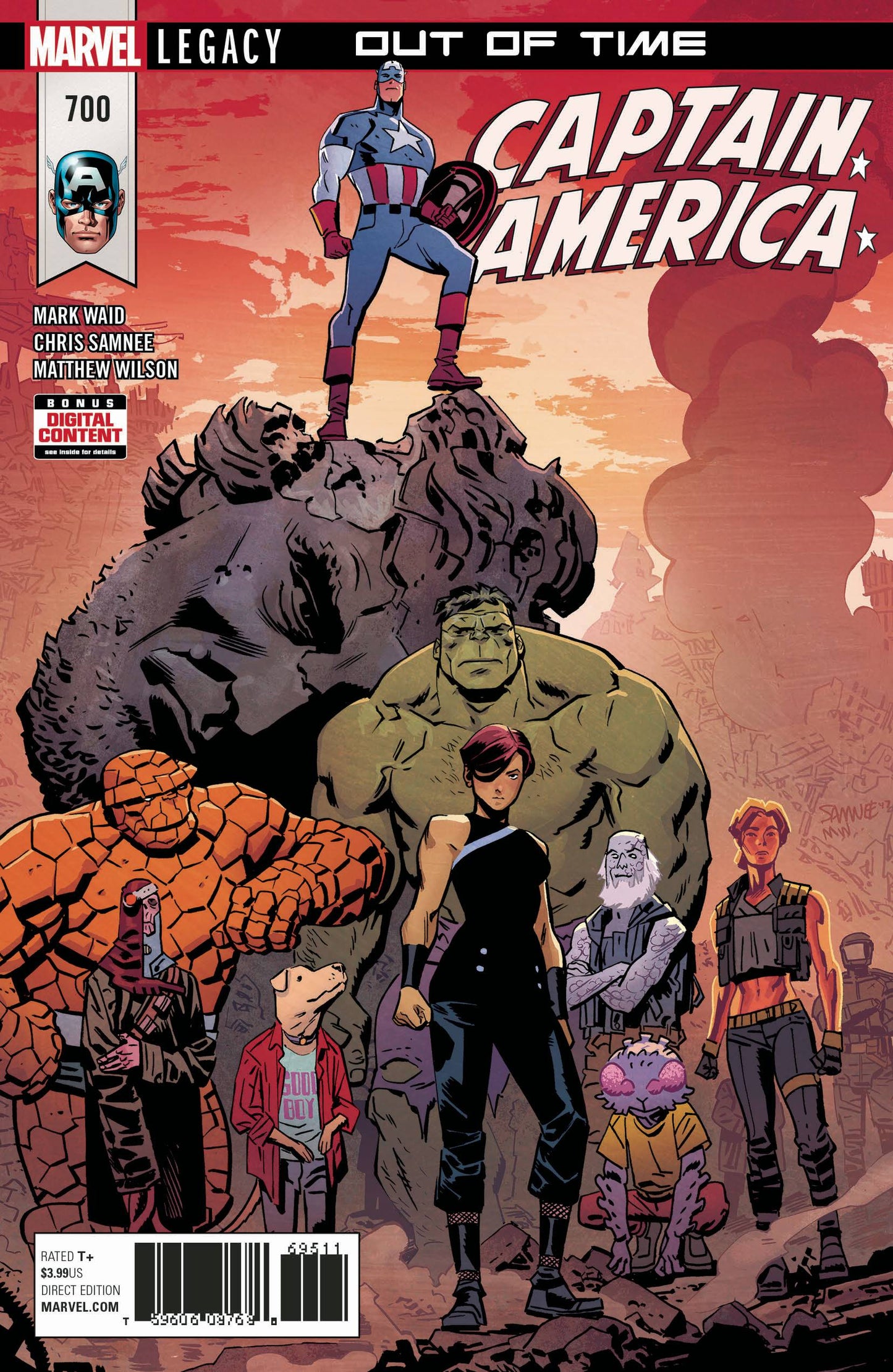 CAPTAIN AMERICA #700 LEG