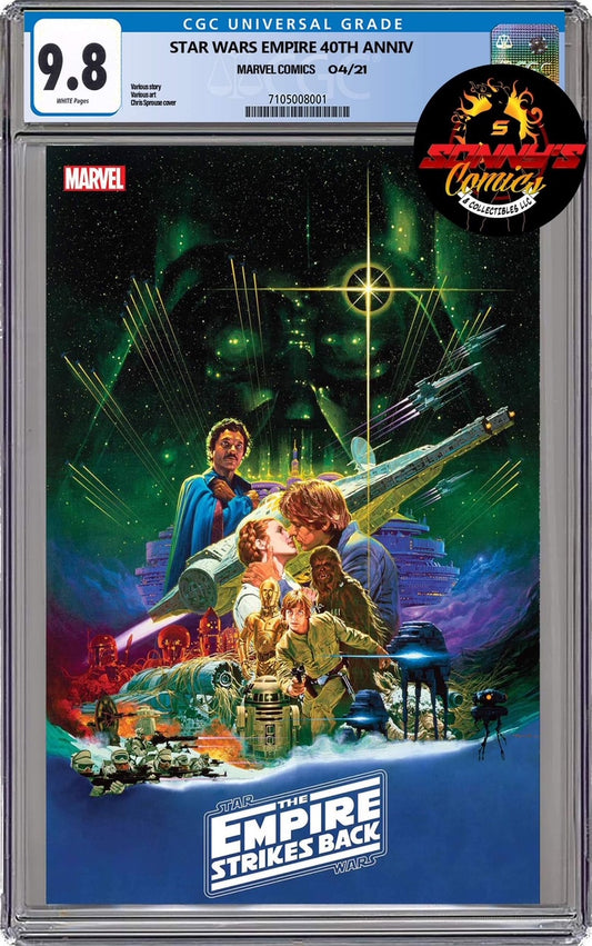 STAR WARS EMPIRE 40TH ANNIV CVR SPROUSE #1 MOVIE POSTER VARIANT