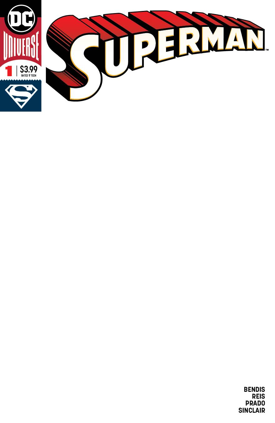SUPERMAN #1 BLANK VAR ED