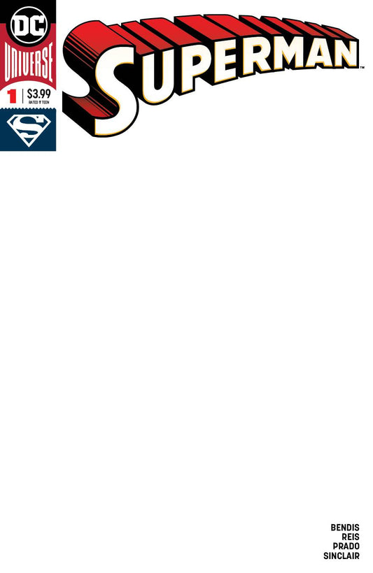 SUPERMAN #1 BLANK VAR ED