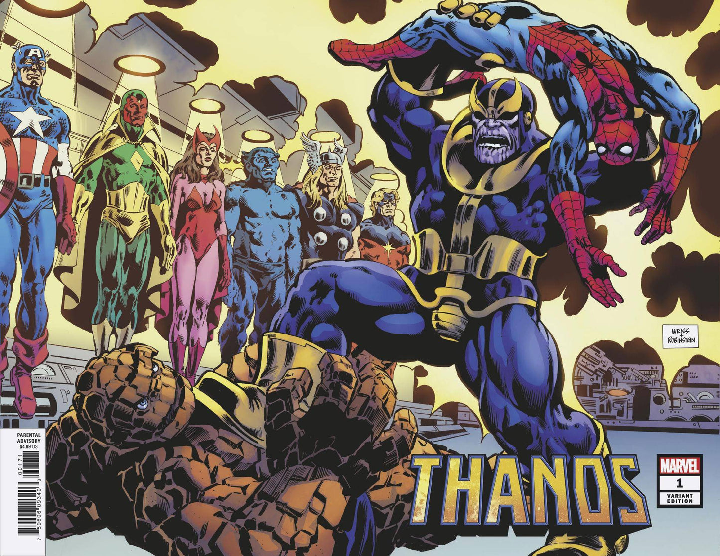 THANOS #1 (OF 6) WEISS WRAPAROUND HIDDEN GEM VAR