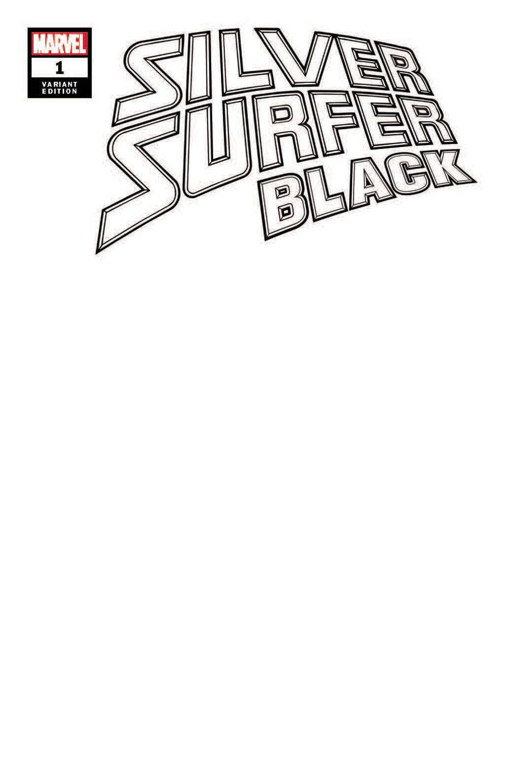SILVER SURFER BLACK #1 (OF 5) BLANK VAR