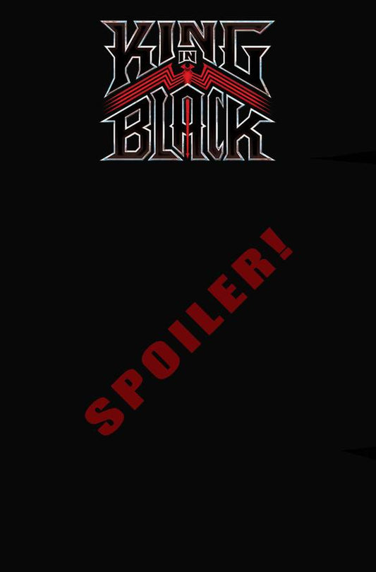 KING IN BLACK #1 (OF 5) BLACK BLANK VAR