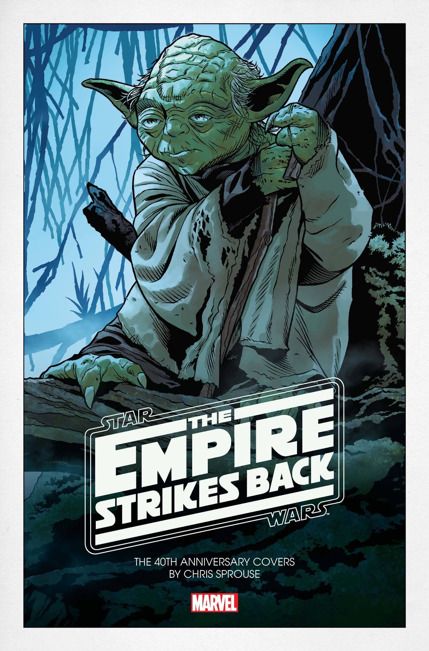 STAR WARS EMPIRE 40TH ANNIV CVR SPROUSE #1 MOVIE POSTER VAR