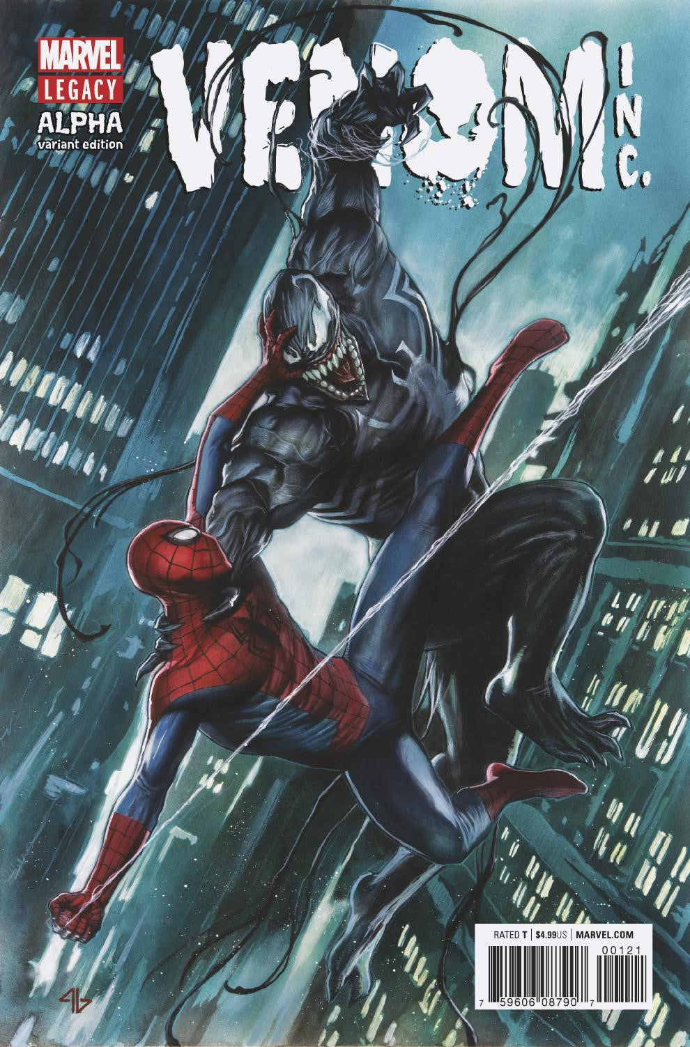Amazing Spider Manvenom Venom Inc Alpha 1 Granov Cover Sonnys Comics And Collectibles Llc 2662