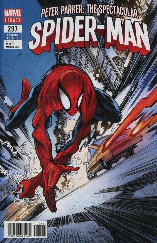 PETER PARKER SPECTACULAR SPIDER-MAN #297 HARREN VAR LEG VF/NM-