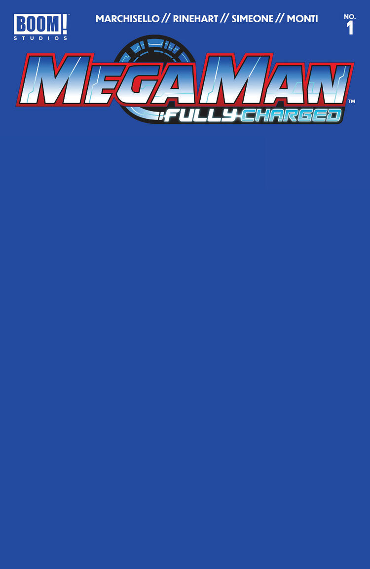 Mega Man: Fully Charged #1 BLUE BLANK