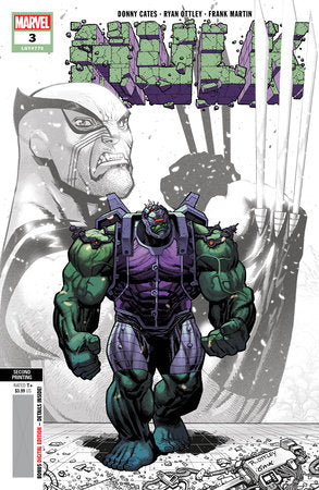 HULK 3 OTTLEY 2ND PRINTING VARIANT