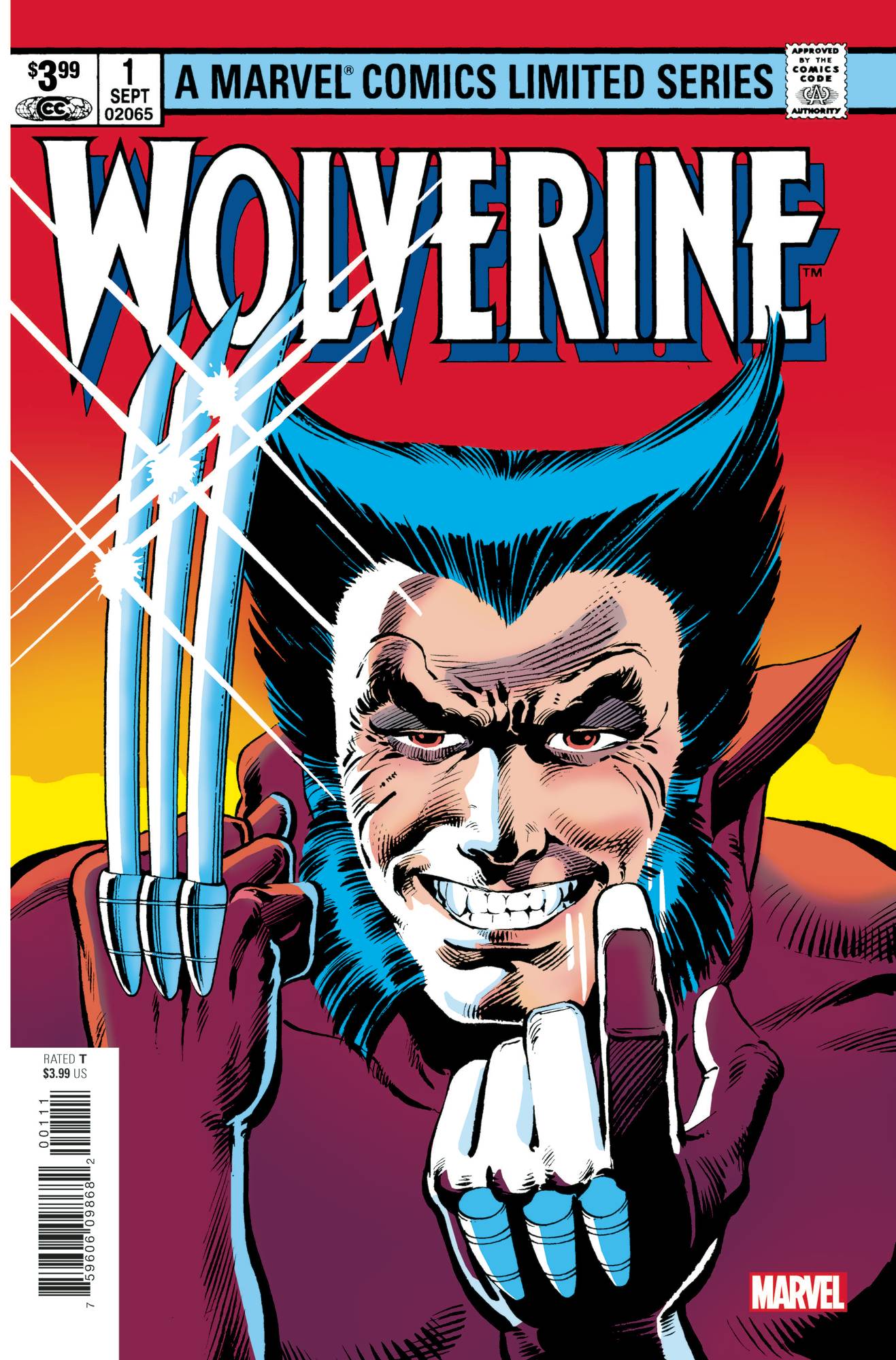 WOLVERINE BY CLAREMONT & MILLER #1 FACSIMILE EDITION