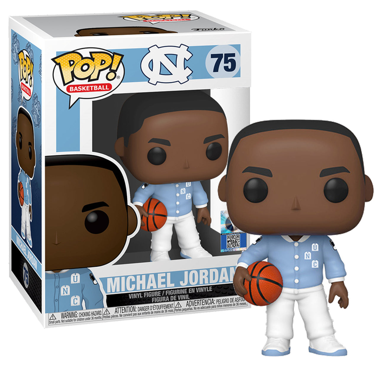 Michael Jordan w/Warm Up (University of North Carolina) Funko Pop! Basketball