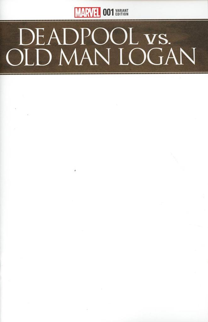 DEADPOOL VS OLD MAN LOGAN #1 (OF 5) BLANK VAR