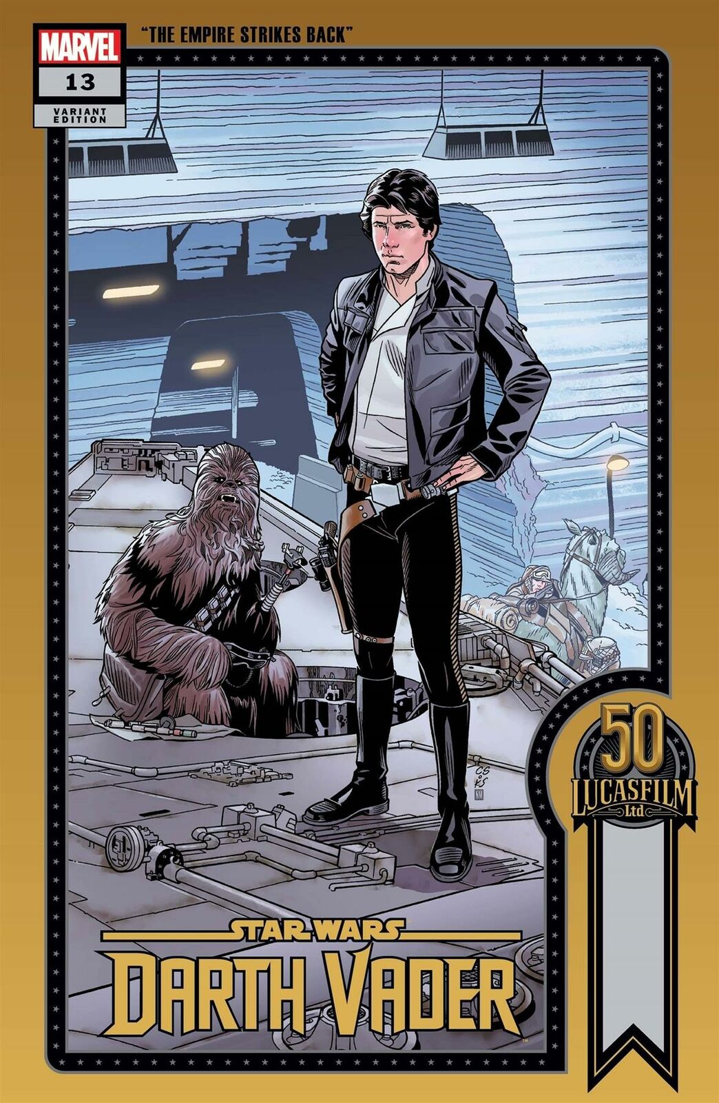 Star Wars: Darth Vader #13 Lucasfilm 50th Ann. Cover