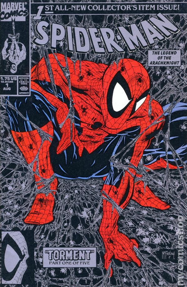 Spider-Man #1 Silver Edition VF